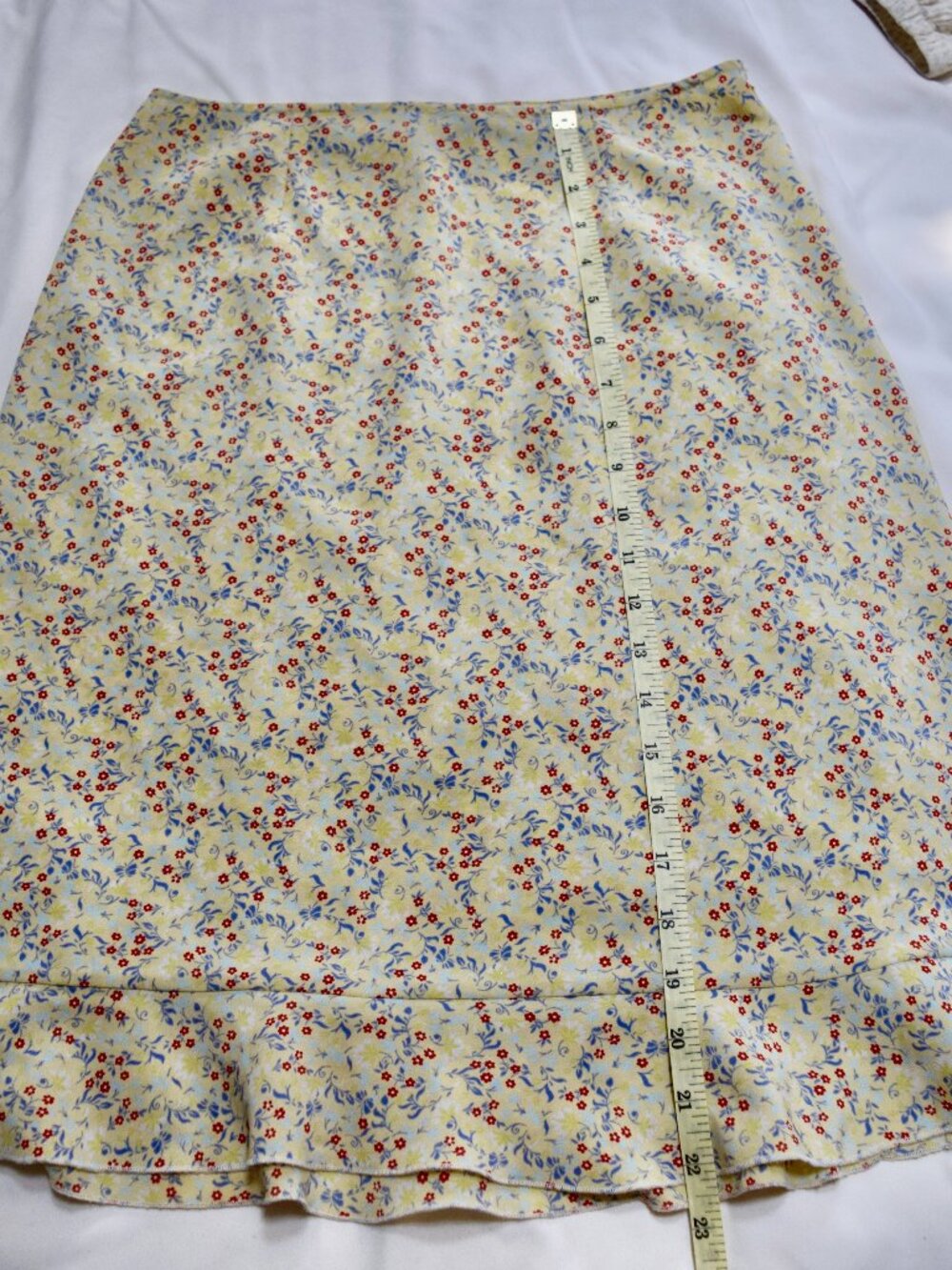 Express Floral Print Midi Skirt